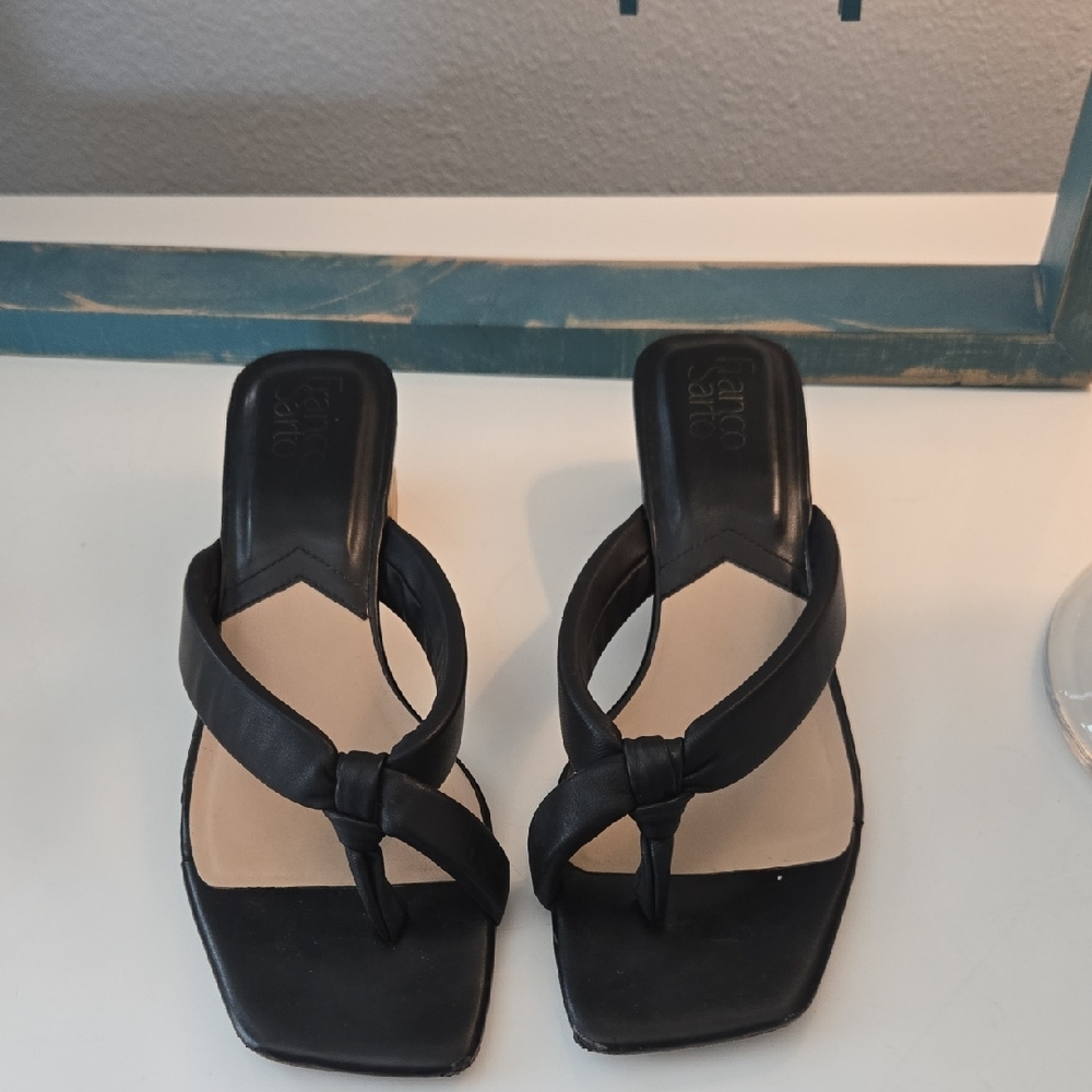 Franco Sarta Black Women's Sandals